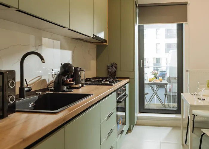 Plaza Cozy Exigent Lujerului - Free Private Parking Lejlighed *